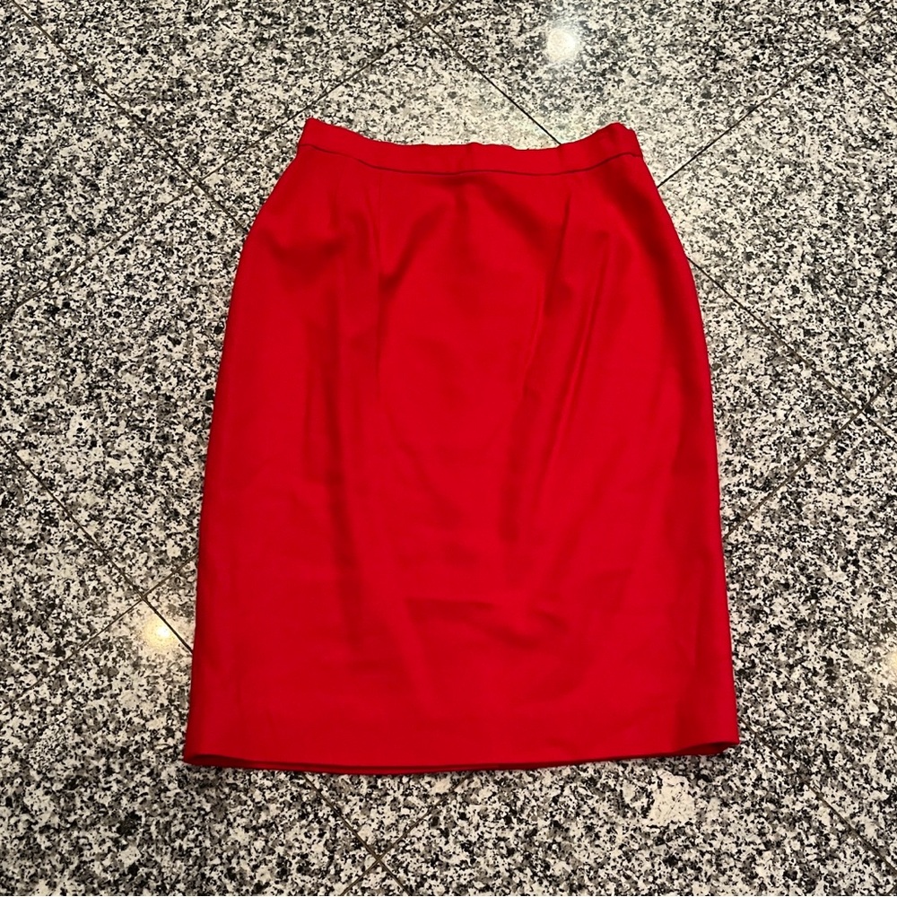 Elegant Red Women's Skirt